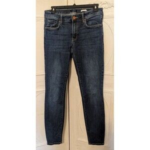Women's Jacob Davis Jeans UMA Ankle Skinny Dark Wash Midrise Stretch SIZE 28